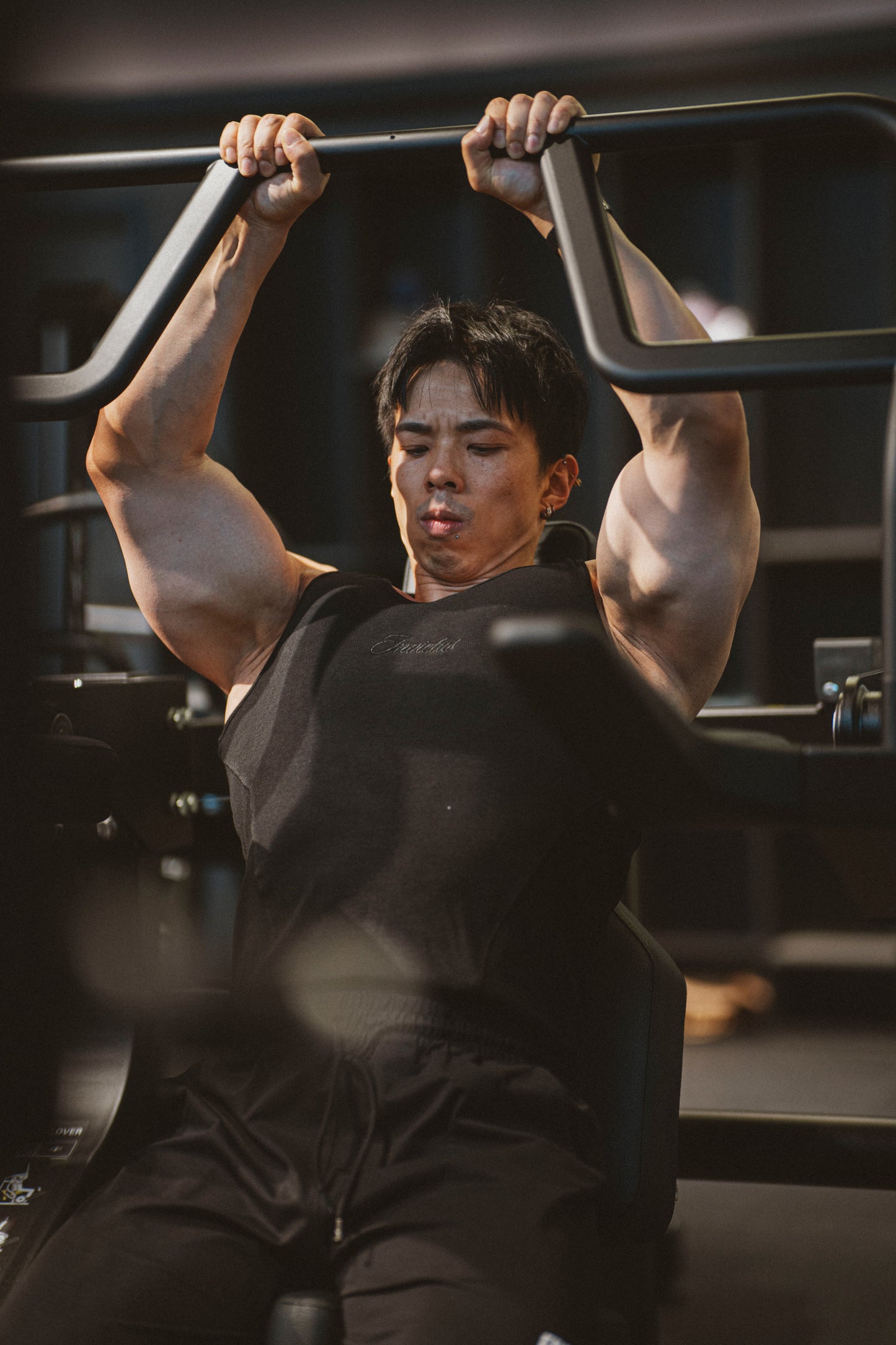DUALITY RIBBED TANKTOP - BLACK