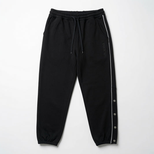 INVICTUS BUTTON SWEATPANTS BLACK