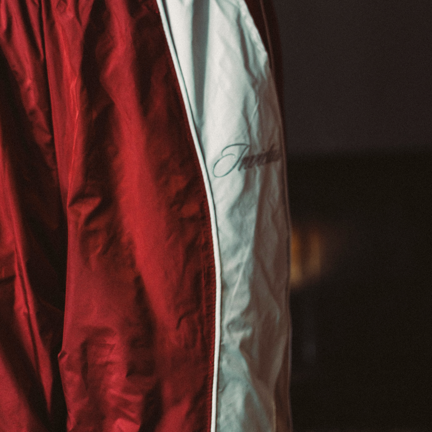 TRACK PANTS - WINE RED