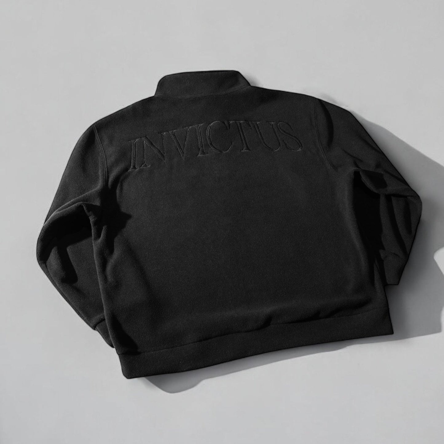 Black Quarter Zip Hoodie