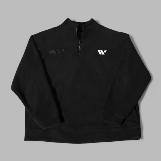 Black Quarter Zip Hoodie