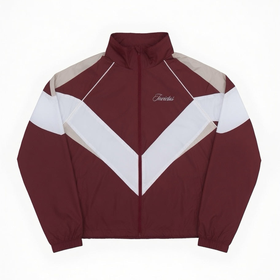 TRACK JACKET - WINE RED