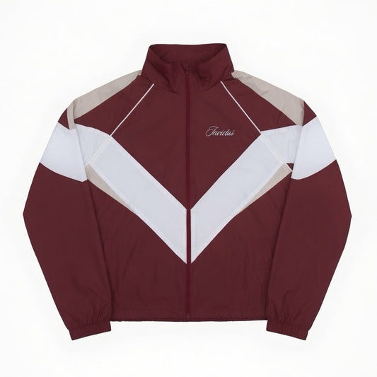 TRACK JACKET - WINE RED