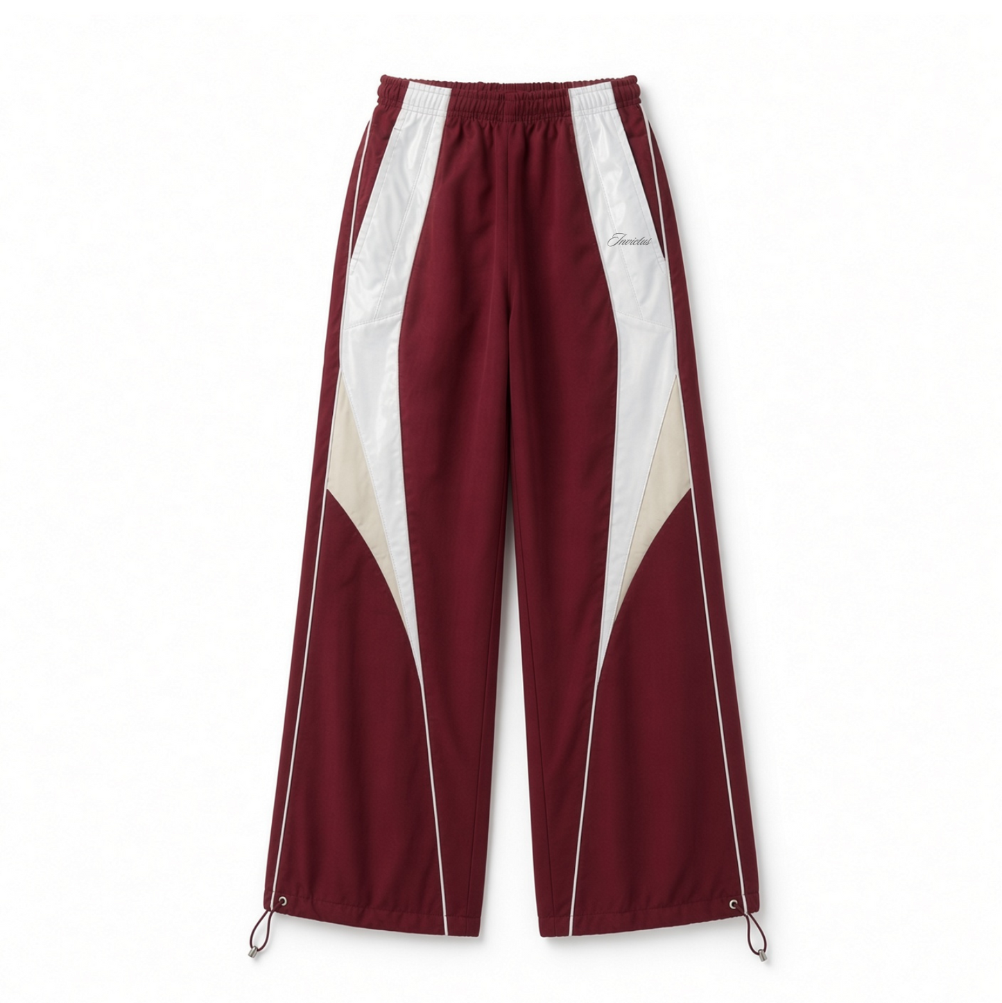 TRACK PANTS - WINE RED